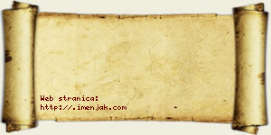 Isidor Mandžukić vizit kartica